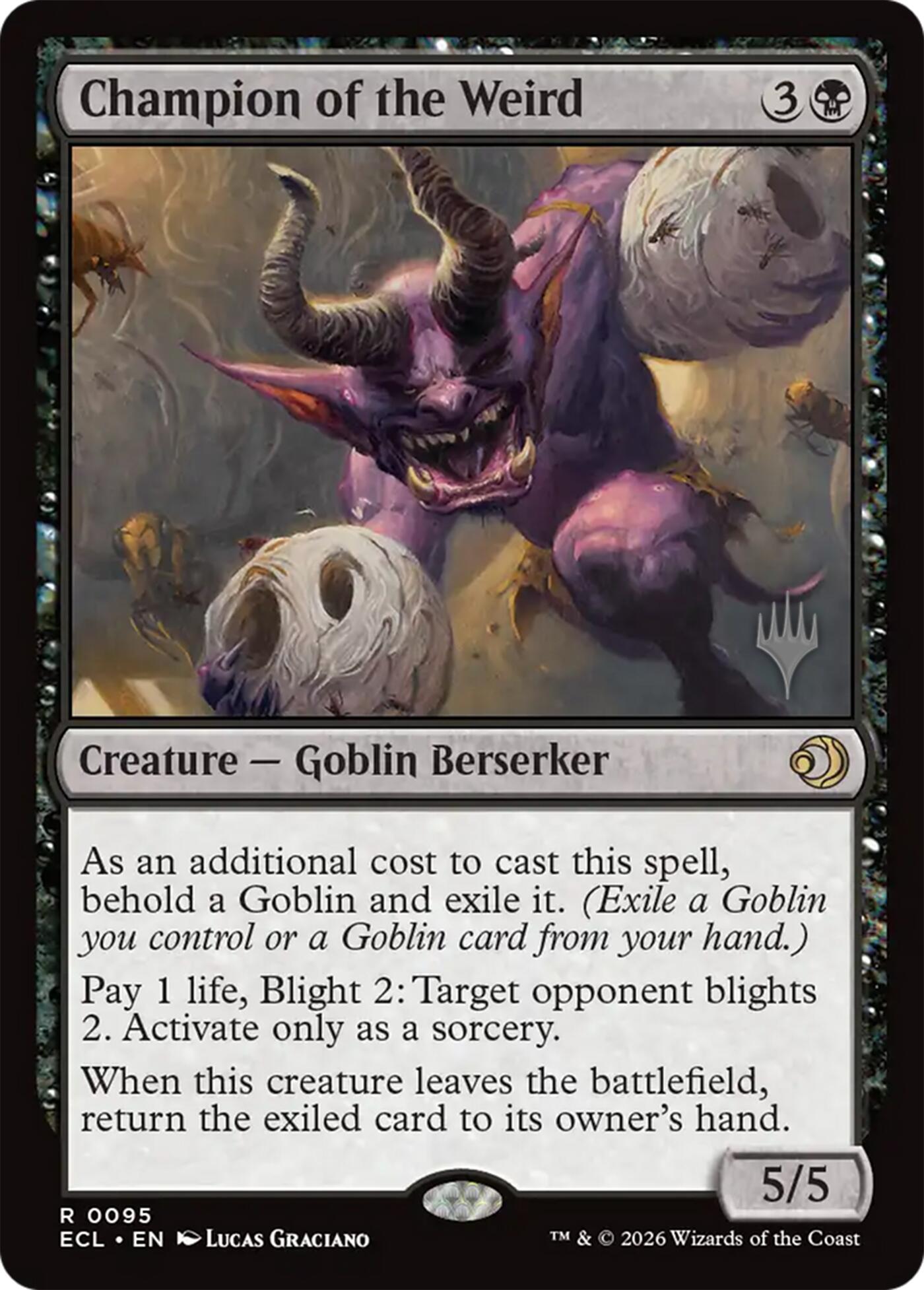 Champion of the Weird [Lorwyn Eclipsed Promos] | Tabernacle Games