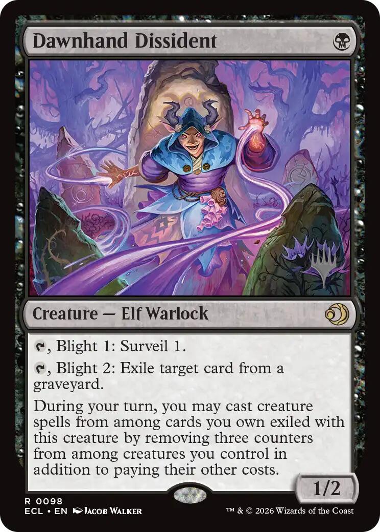 Dawnhand Dissident [Lorwyn Eclipsed Promos] | Tabernacle Games