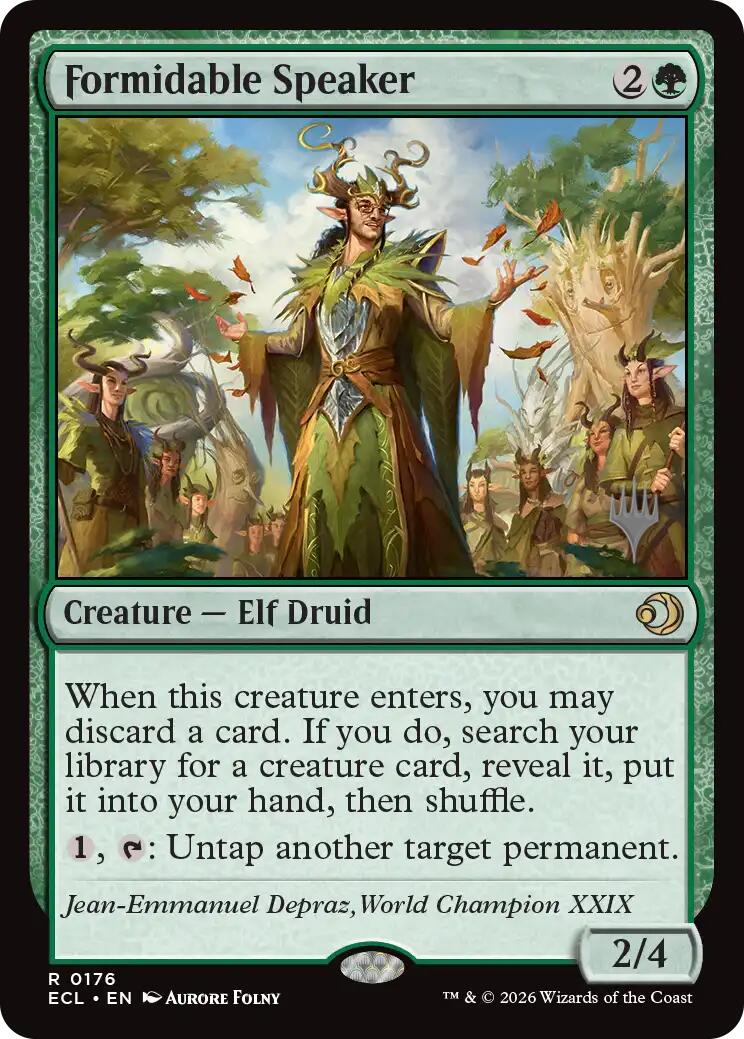 Formidable Speaker [Lorwyn Eclipsed Promos] | Tabernacle Games