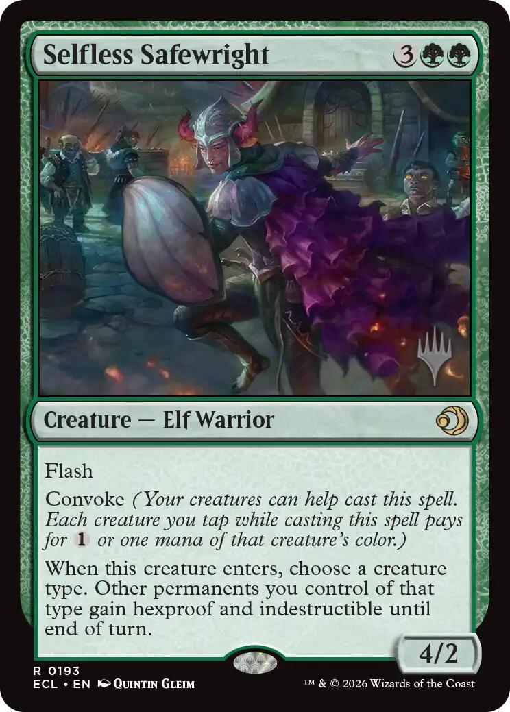 Selfless Safewright [Lorwyn Eclipsed Promos] | Tabernacle Games
