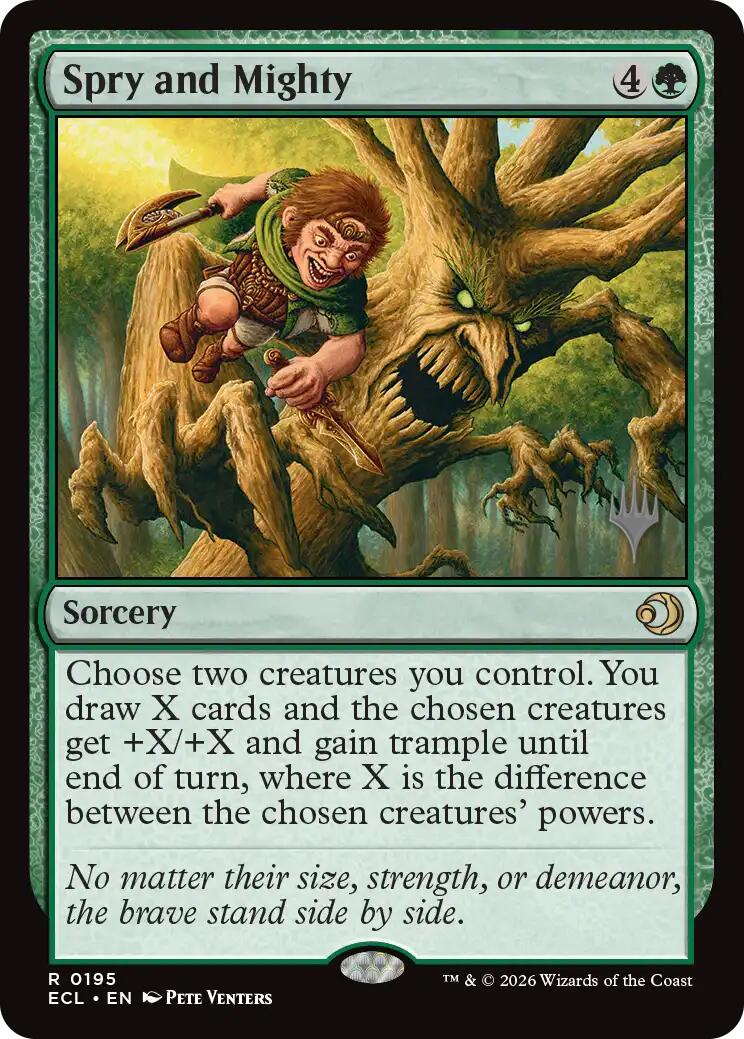Spry and Mighty [Lorwyn Eclipsed Promos] | Tabernacle Games
