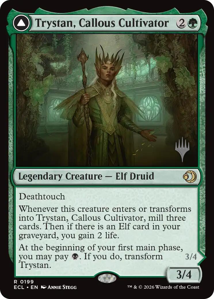 Trystan, Callous Cultivator [Lorwyn Eclipsed Promos] | Tabernacle Games