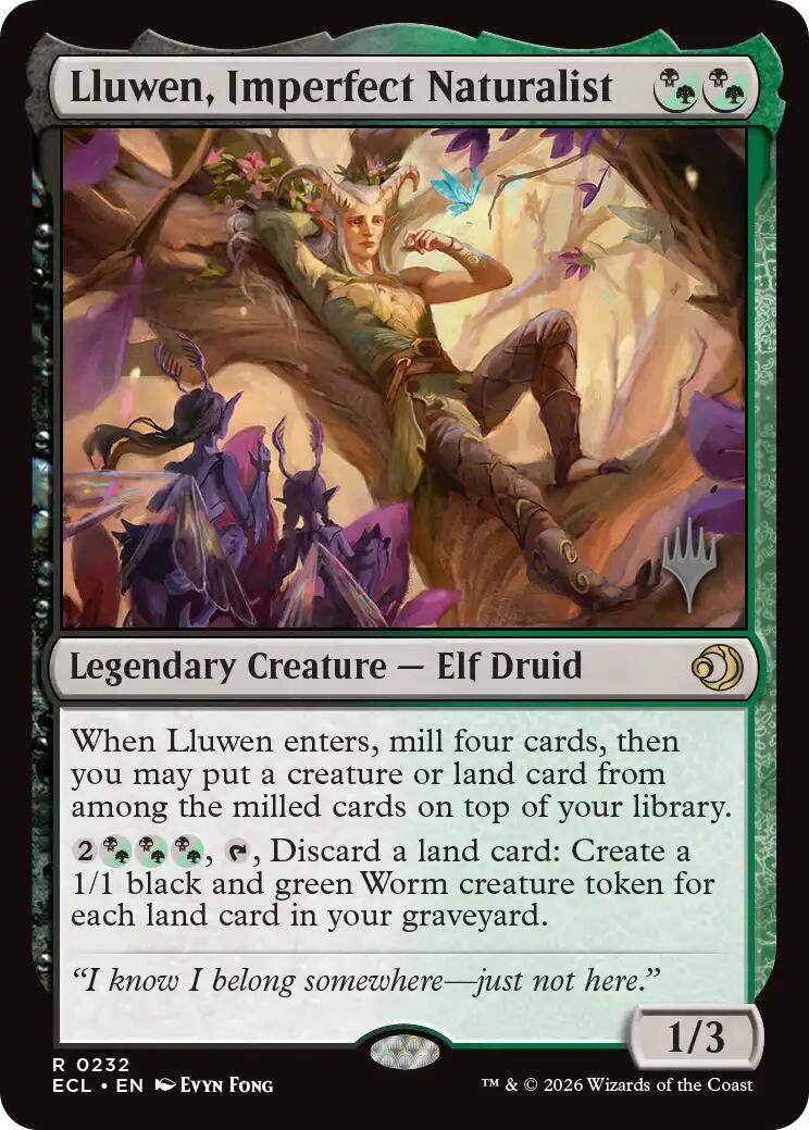Lluwen, Imperfect Naturalist [Lorwyn Eclipsed Promos] | Tabernacle Games