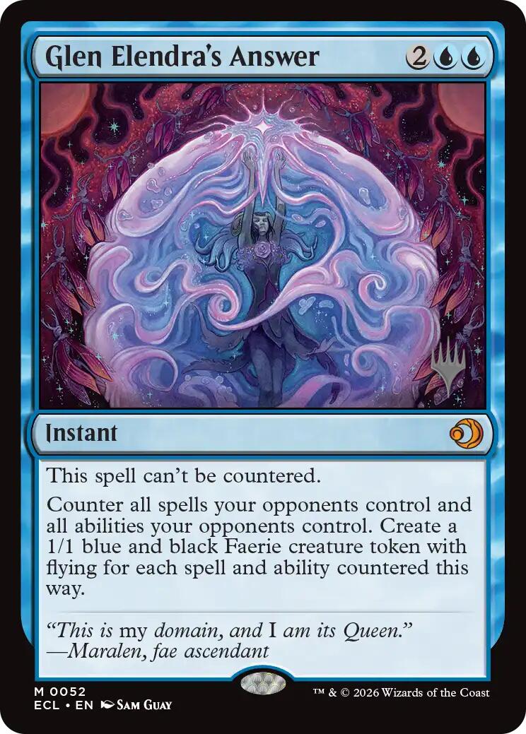 Glen Elendra's Answer [Lorwyn Eclipsed Promos] | Tabernacle Games