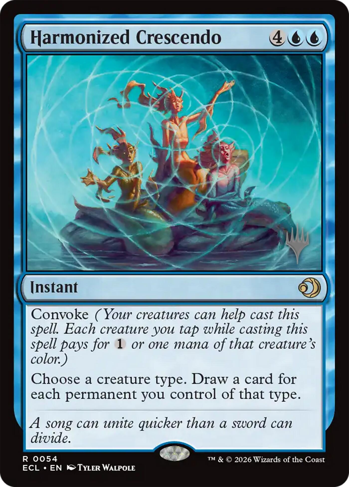 Harmonized Crescendo [Lorwyn Eclipsed Promos] | Tabernacle Games