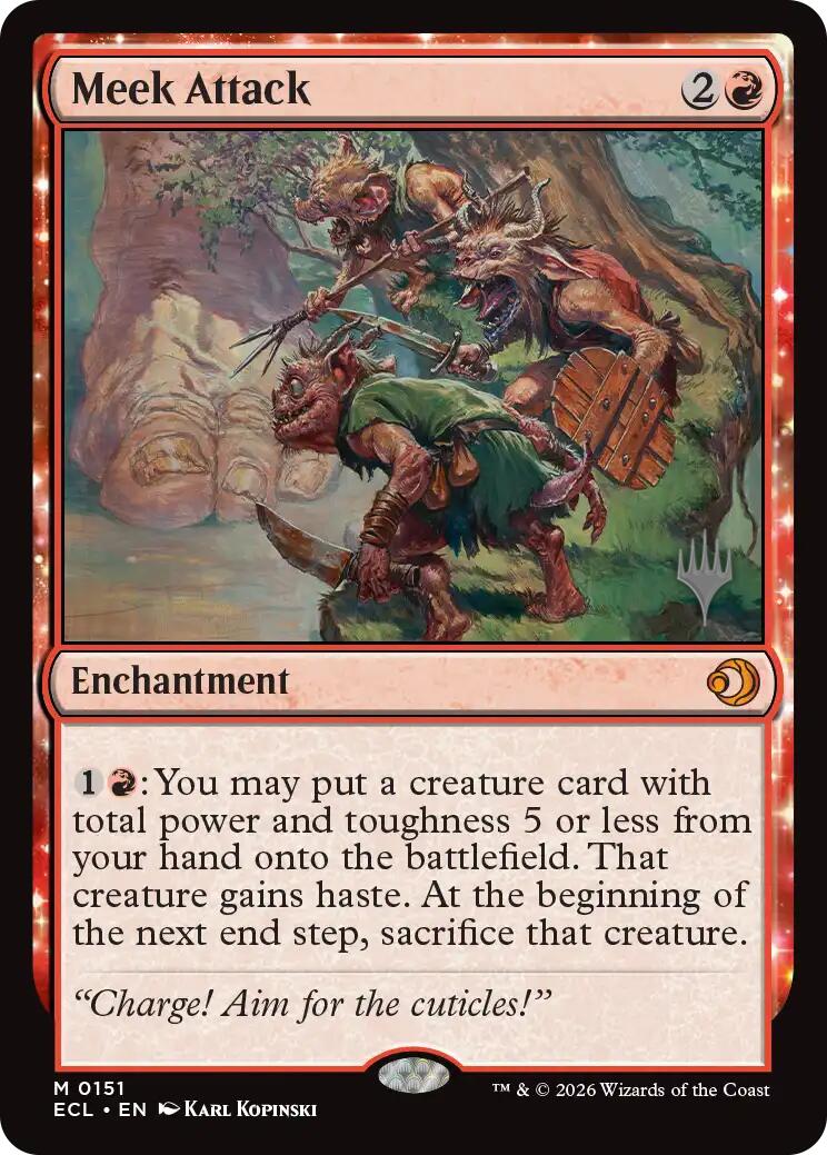 Meek Attack [Lorwyn Eclipsed Promos] | Tabernacle Games