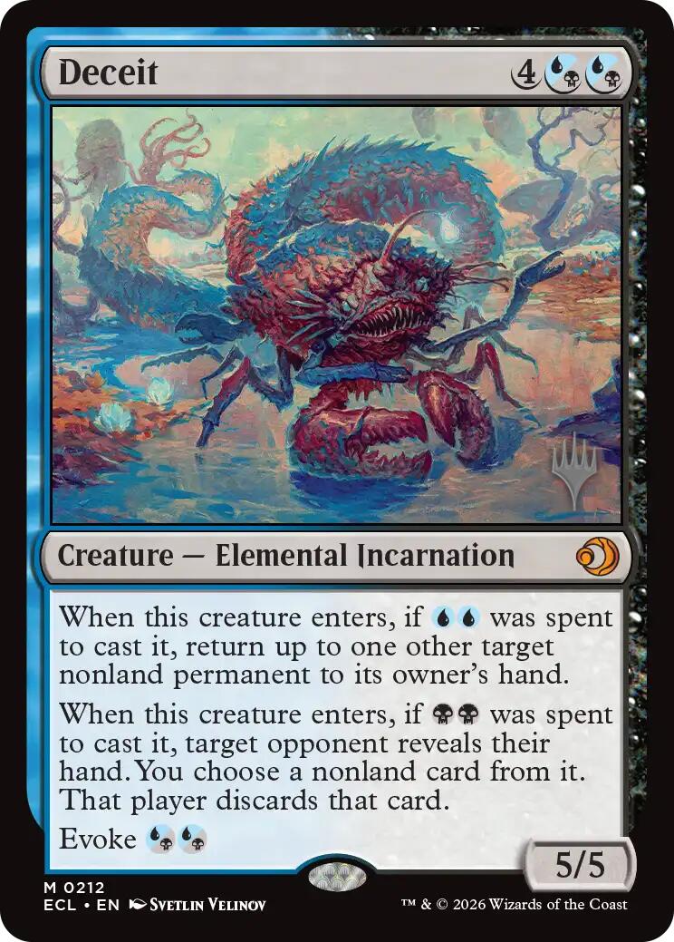 Deceit [Lorwyn Eclipsed Promos] | Tabernacle Games