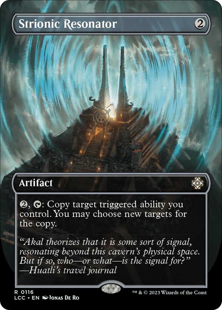 Strionic Resonator (Borderless) [The Lost Caverns of Ixalan Commander] | Tabernacle Games