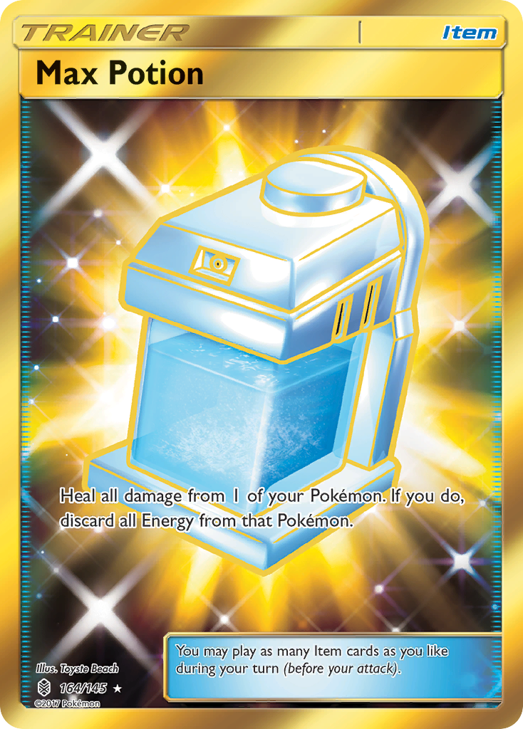 Max Potion (164/145) [Sun & Moon: Guardians Rising] | Tabernacle Games