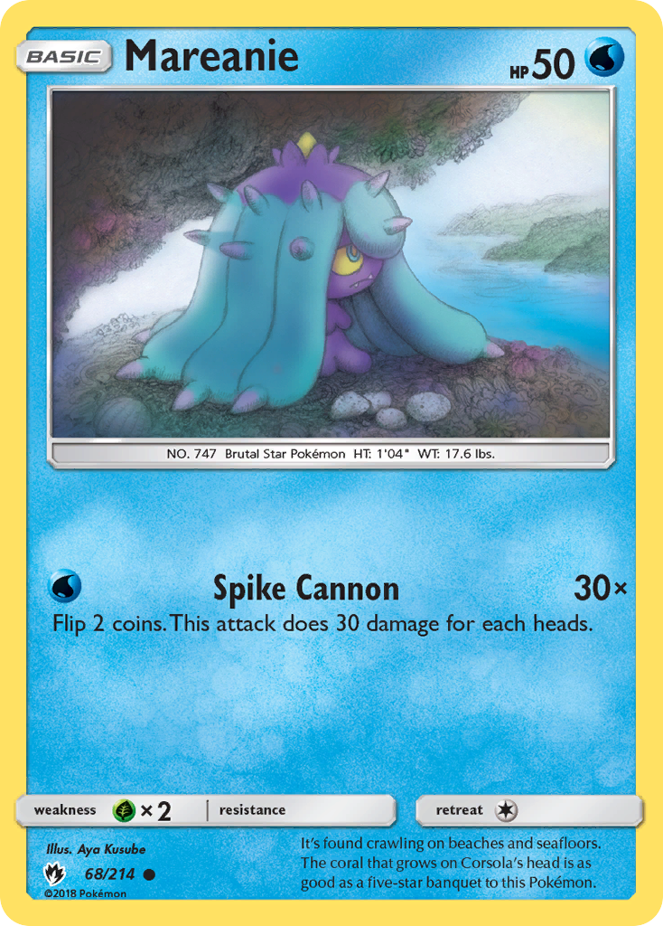 Mareanie (68/214) [Sun & Moon: Lost Thunder] | Tabernacle Games
