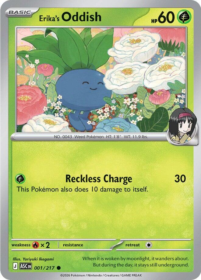 Erika's Oddish (001/217) [Mega Evolution: Ascended Heroes] | Tabernacle Games