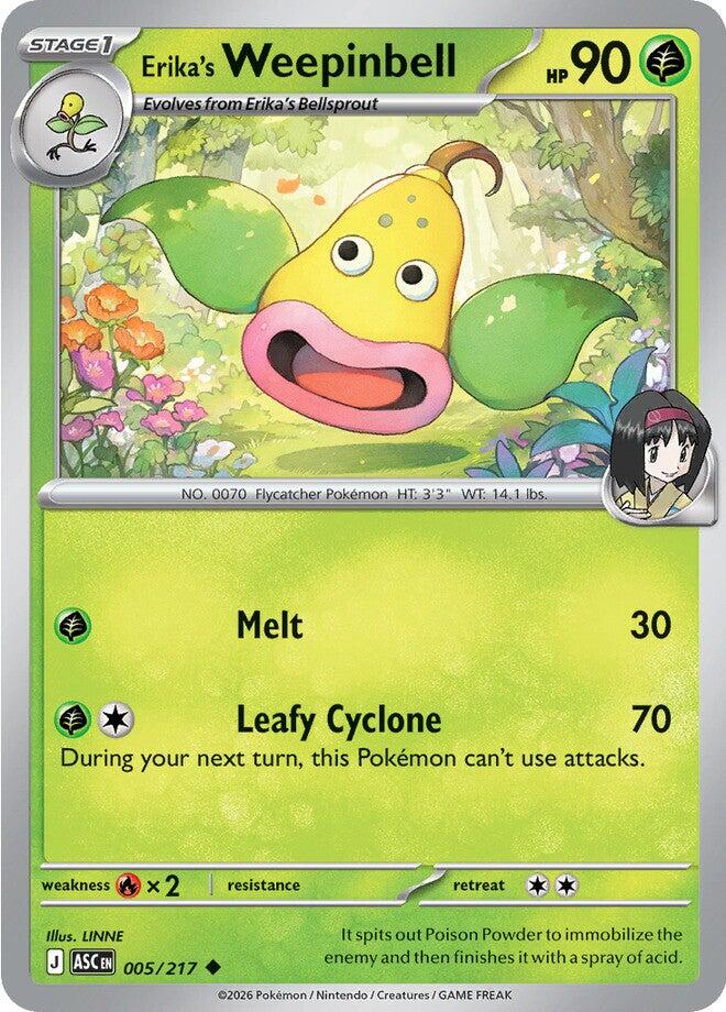 Erika's Weepinbell (005/217) [Mega Evolution: Ascended Heroes] | Tabernacle Games