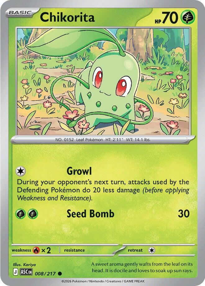 Chikorita (008/217) [Mega Evolution: Ascended Heroes] | Tabernacle Games