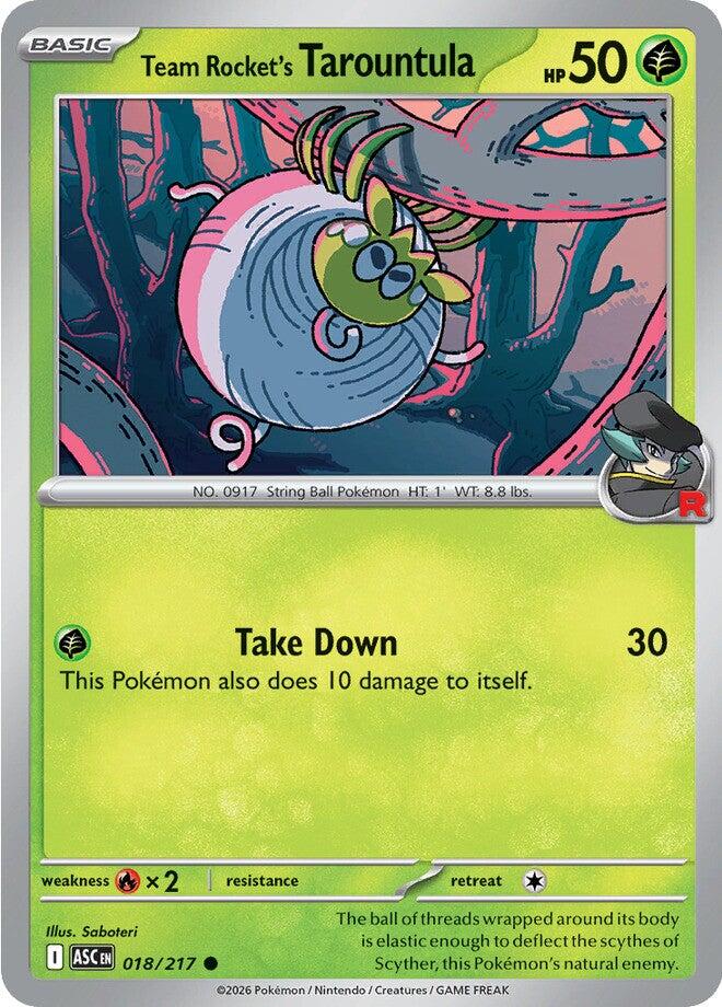 Team Rocket's Tarountula (018/217) [Mega Evolution: Ascended Heroes] | Tabernacle Games