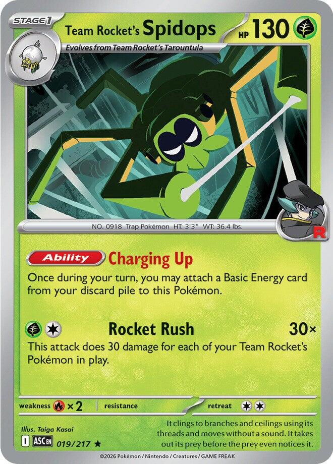 Team Rocket's Spidops (019/217) [Mega Evolution: Ascended Heroes] | Tabernacle Games