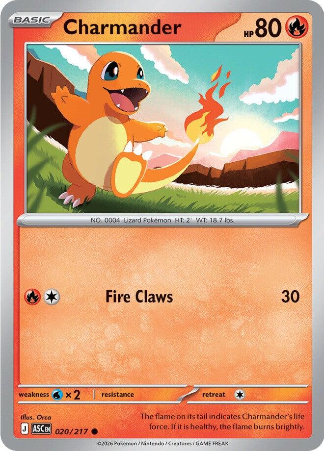 Charmander (020/217) [Mega Evolution: Ascended Heroes] | Tabernacle Games