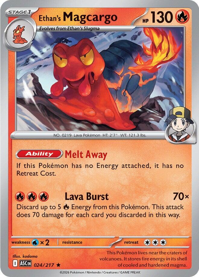 Ethan's Magcargo (024/217) [Mega Evolution: Ascended Heroes] | Tabernacle Games