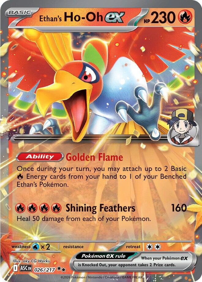 Ethan's Ho-Oh ex (026/217) [Mega Evolution: Ascended Heroes] | Tabernacle Games