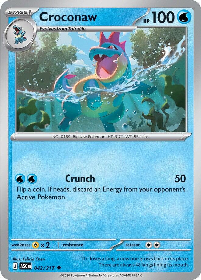 Croconaw (042/217) [Mega Evolution: Ascended Heroes] | Tabernacle Games