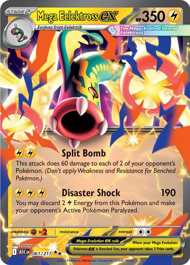 Mega Eelektross ex (061/217) [Mega Evolution: Ascended Heroes] | Tabernacle Games