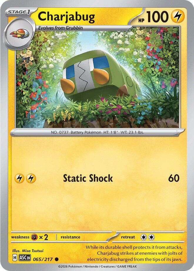 Charjabug (065/217) [Mega Evolution: Ascended Heroes] | Tabernacle Games