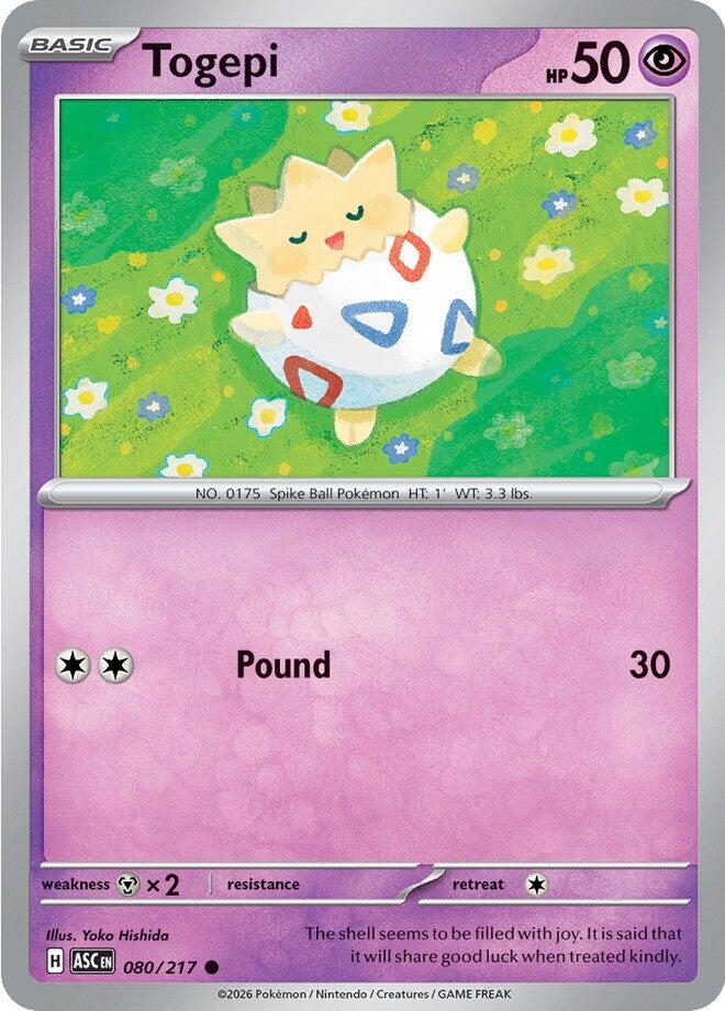 Togepi (080/217) [Mega Evolution: Ascended Heroes] | Tabernacle Games