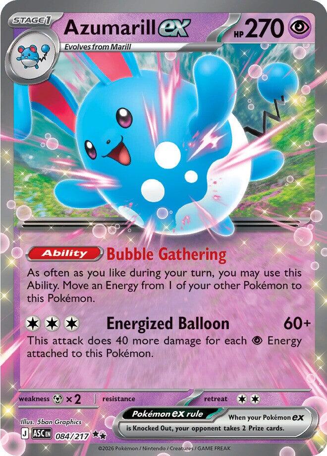 Azumarill ex (084/217) [Mega Evolution: Ascended Heroes] | Tabernacle Games