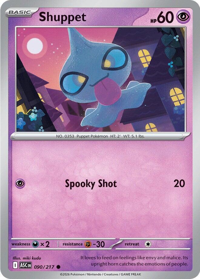 Shuppet (090/217) [Mega Evolution: Ascended Heroes] | Tabernacle Games