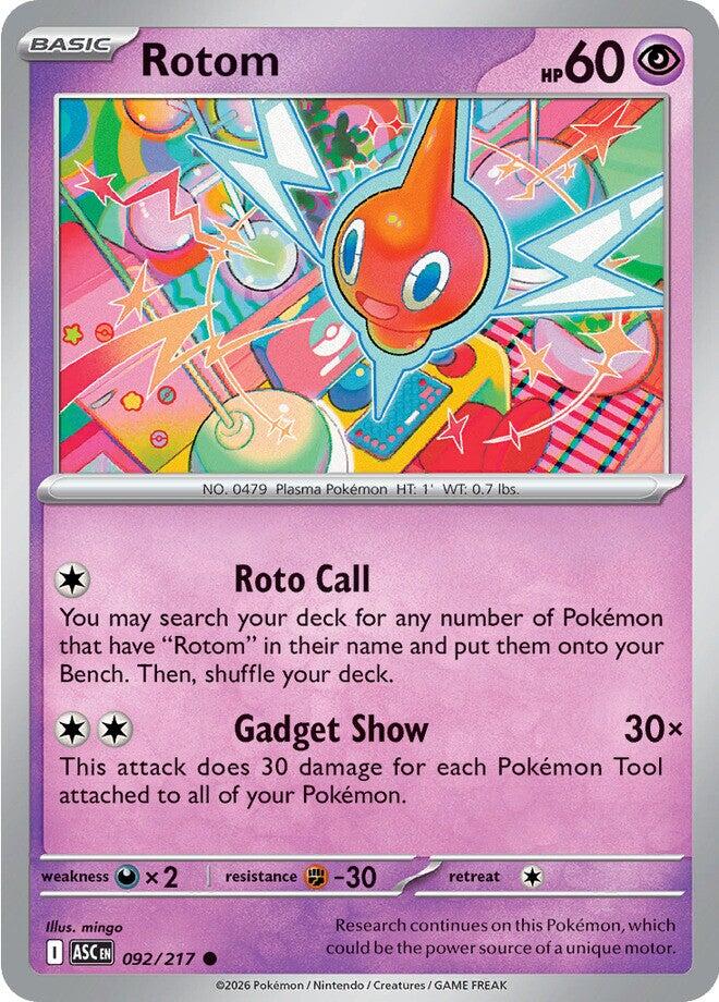 Rotom (092/217) [Mega Evolution: Ascended Heroes] | Tabernacle Games