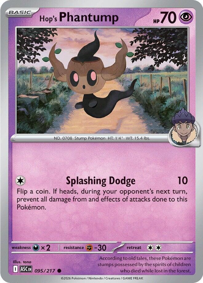Hop's Phantump (095/217) [Mega Evolution: Ascended Heroes] | Tabernacle Games