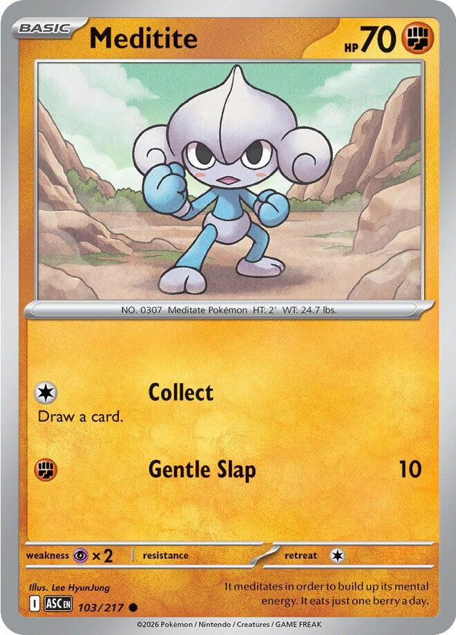 Meditite (103/217) [Mega Evolution: Ascended Heroes] | Tabernacle Games