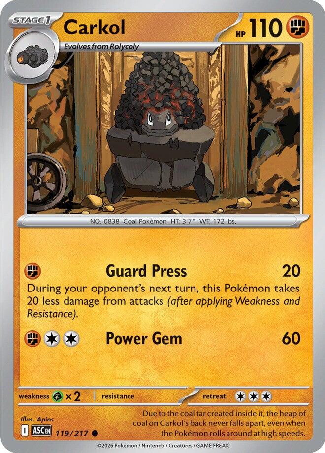 Carkol (119/217) [Mega Evolution: Ascended Heroes] | Tabernacle Games