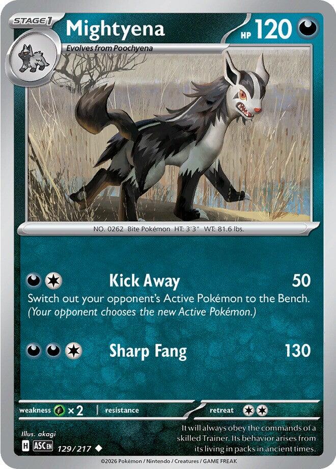 Mightyena (129/217) [Mega Evolution: Ascended Heroes] | Tabernacle Games