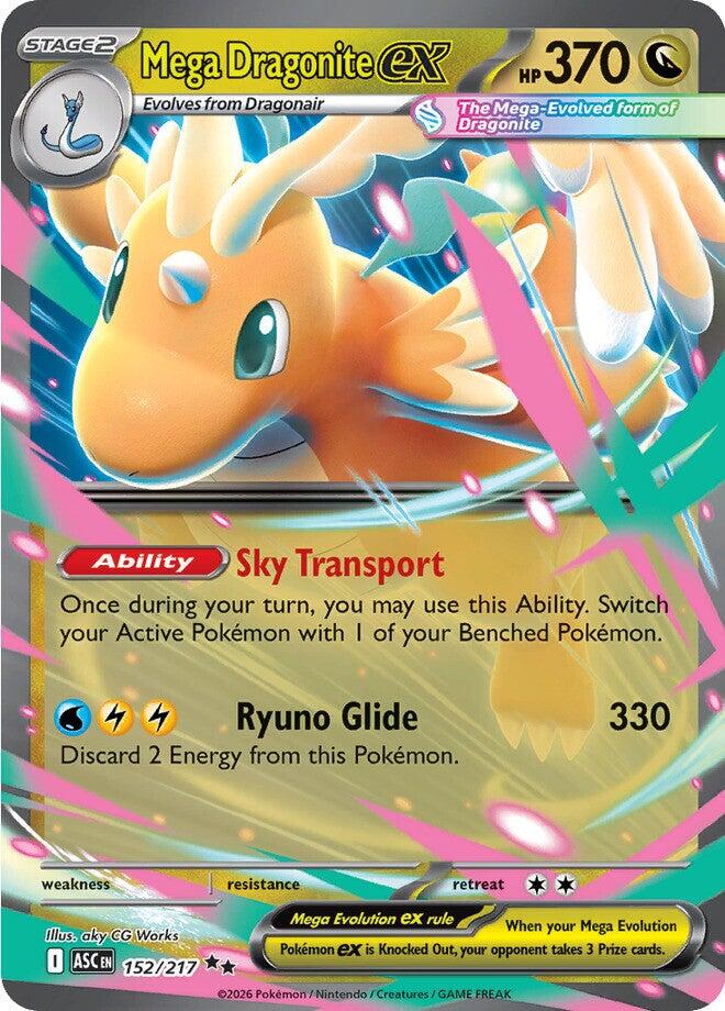 Mega Dragonite ex (152/217) [Mega Evolution: Ascended Heroes] | Tabernacle Games