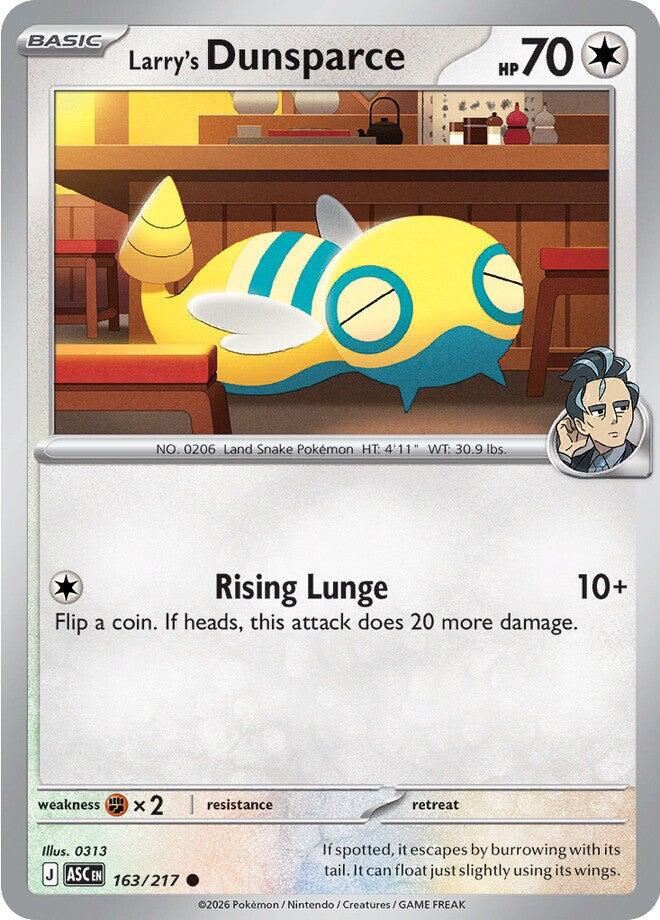 Larry's Dunsparce (163/217) [Mega Evolution: Ascended Heroes] | Tabernacle Games