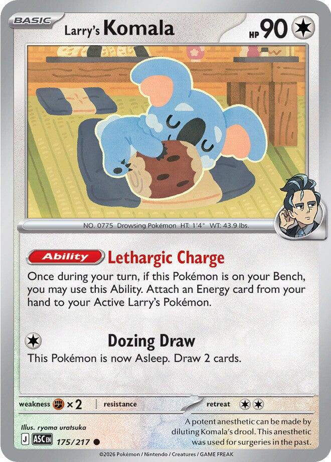 Larry's Komala (175/217) [Mega Evolution: Ascended Heroes] | Tabernacle Games
