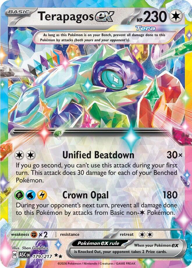 Terapagos ex (179/217) [Mega Evolution: Ascended Heroes] | Tabernacle Games