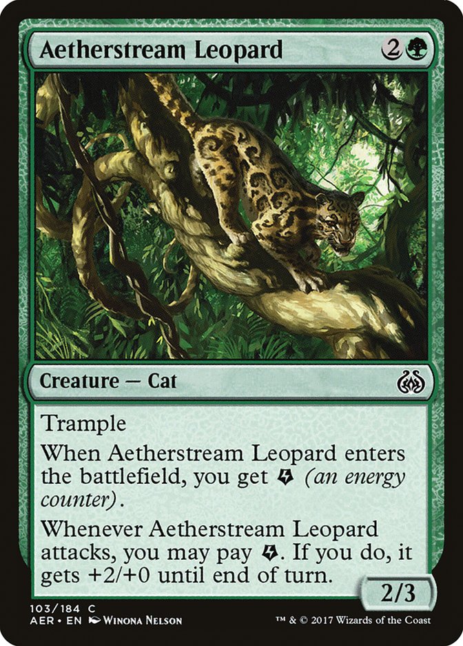 Aetherstream Leopard [Aether Revolt] | Tabernacle Games