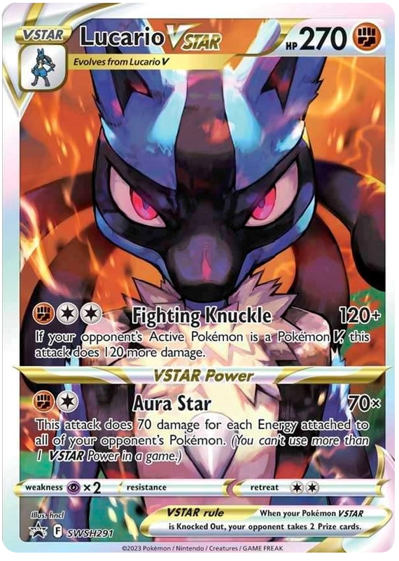 Lucario VSTAR (SWSH291) [Sword & Shield: Black Star Promos] | Tabernacle Games