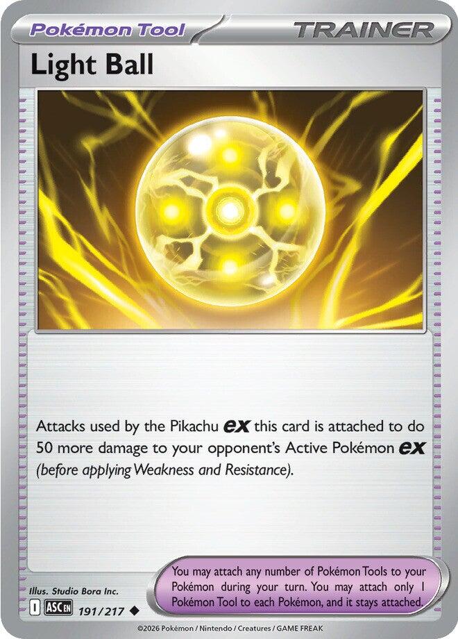 Light Ball (191/217) [Mega Evolution: Ascended Heroes] | Tabernacle Games