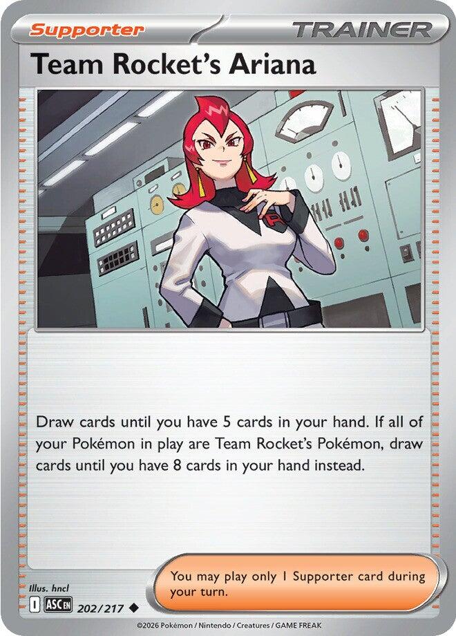 Team Rocket's Ariana (202/217) [Mega Evolution: Ascended Heroes] | Tabernacle Games