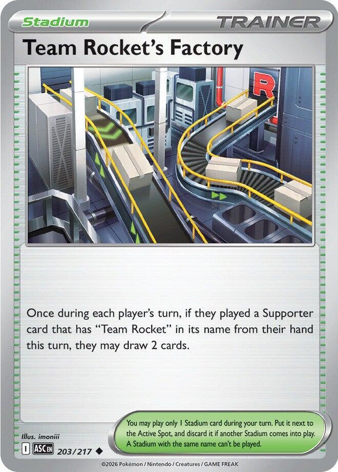 Team Rocket's Factory (203/217) [Mega Evolution: Ascended Heroes] | Tabernacle Games