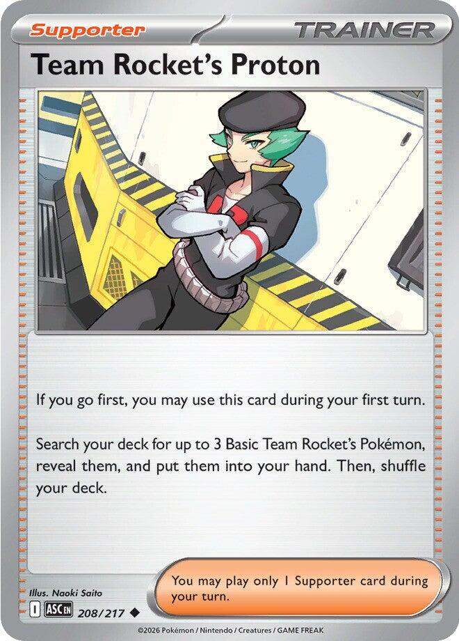 Team Rocket's Proton (208/217) [Mega Evolution: Ascended Heroes] | Tabernacle Games