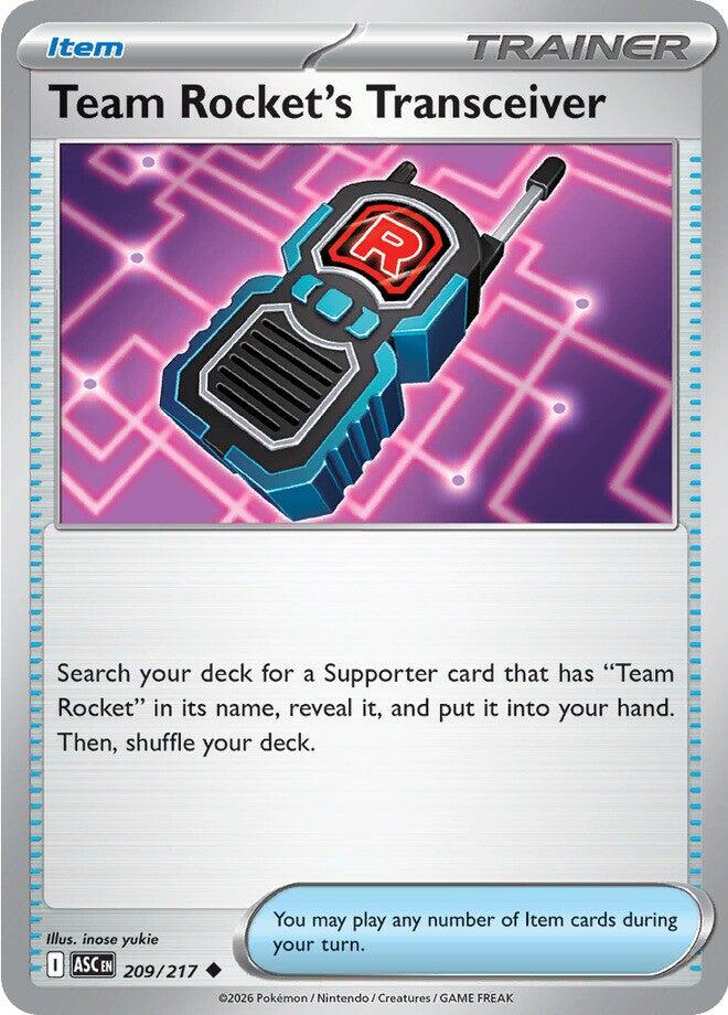 Team Rocket's Transceiver (209/217) [Mega Evolution: Ascended Heroes] | Tabernacle Games