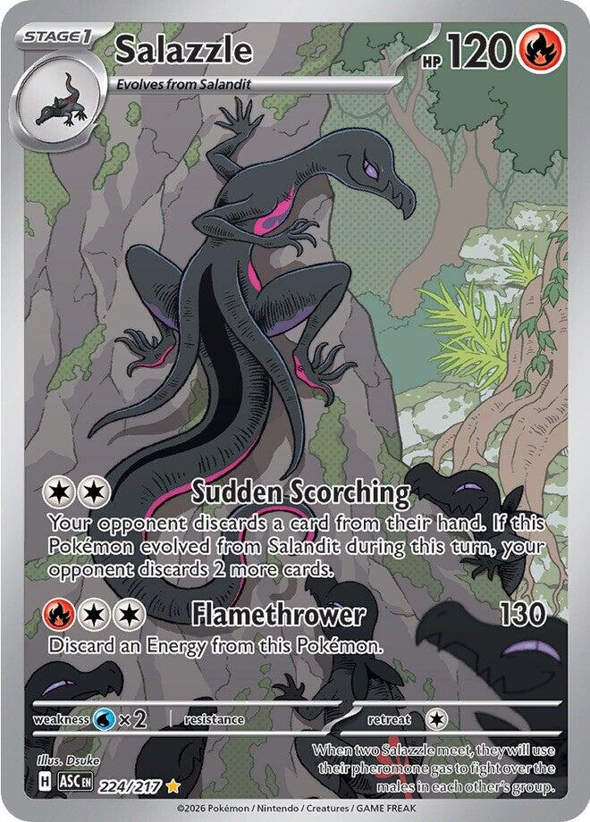 Salazzle (224/217) [Mega Evolution: Ascended Heroes] | Tabernacle Games