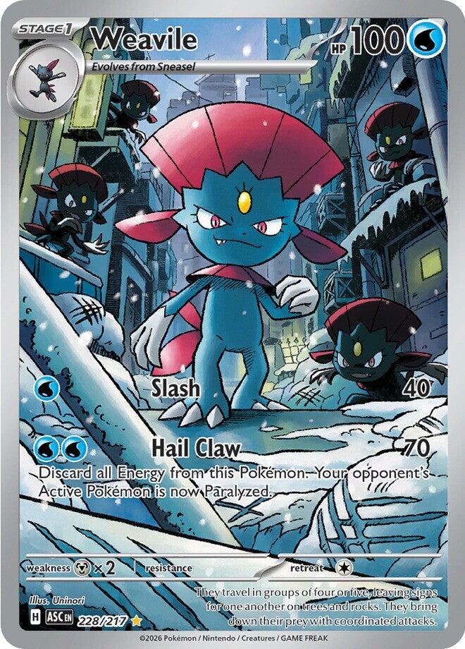 Weavile (228/217) [Mega Evolution: Ascended Heroes] | Tabernacle Games
