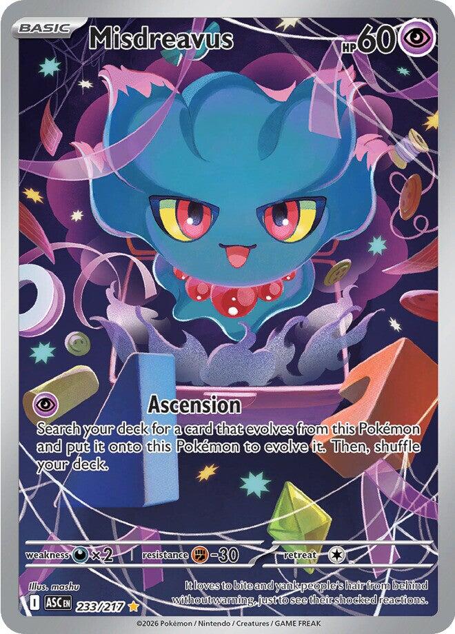 Misdreavus (233/217) [Mega Evolution: Ascended Heroes] | Tabernacle Games