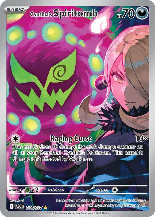 Cynthia's Spiritomb (244/217) [Mega Evolution: Ascended Heroes] | Tabernacle Games