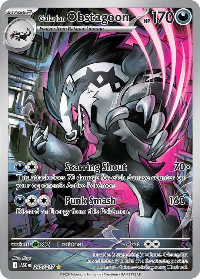 Galarian Obstagoon (245/217) [Mega Evolution: Ascended Heroes] | Tabernacle Games