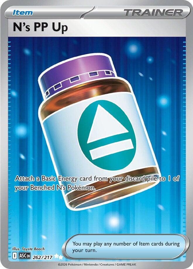 N's PP Up (262/217) [Mega Evolution: Ascended Heroes] | Tabernacle Games